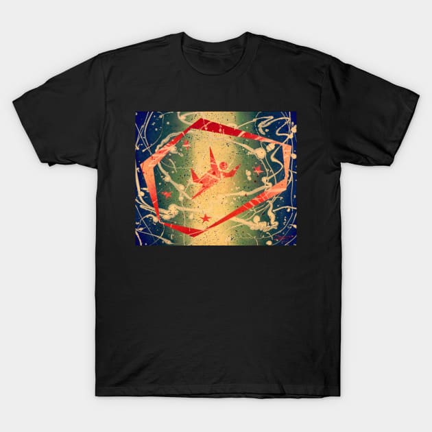 Kozmik Thang! Series: "Soul Flight II" T-Shirt by AME_Studios